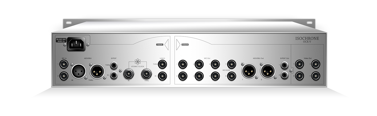 Video-enabled master clock OCX V