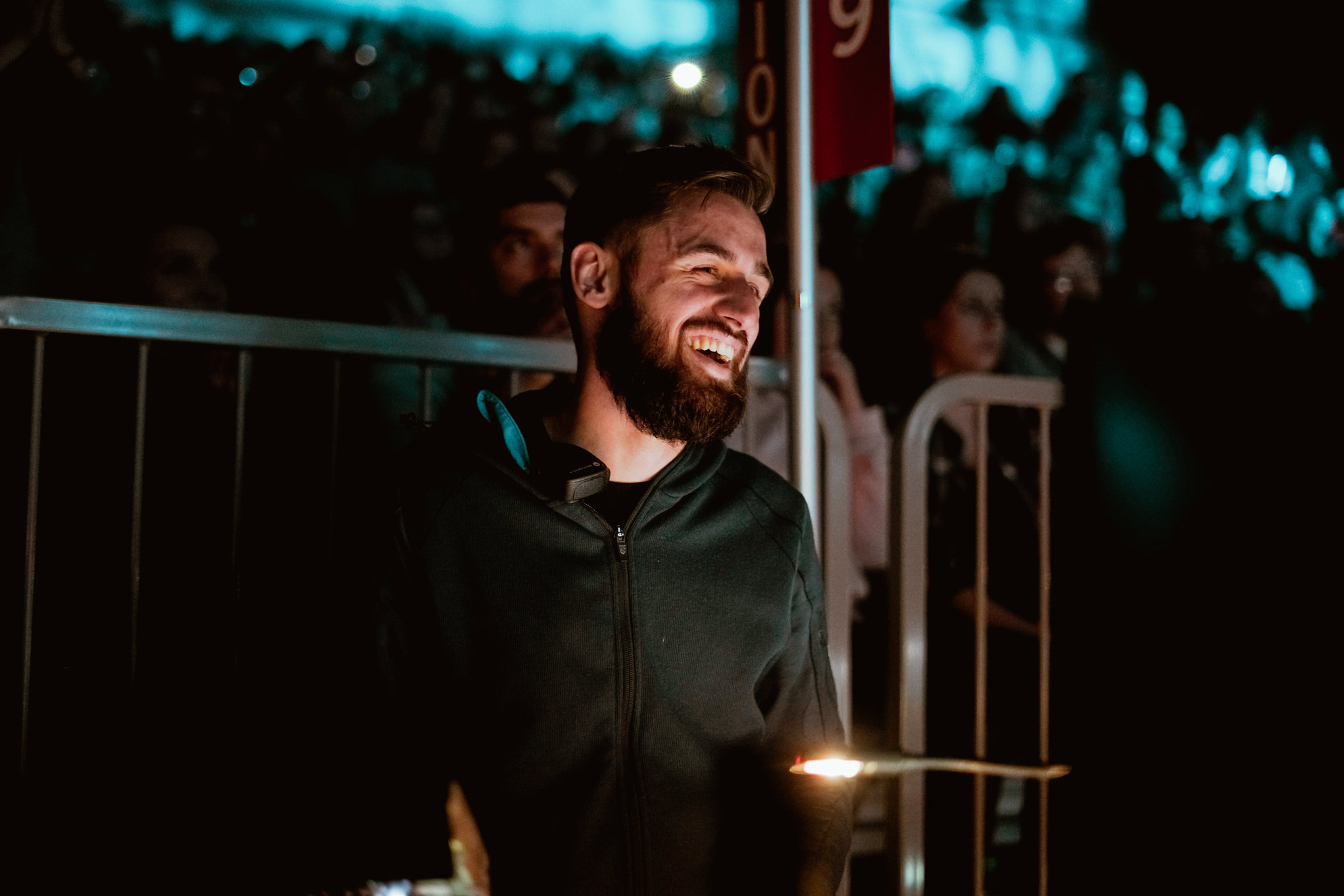 Photo of FOH David Loy smiling
