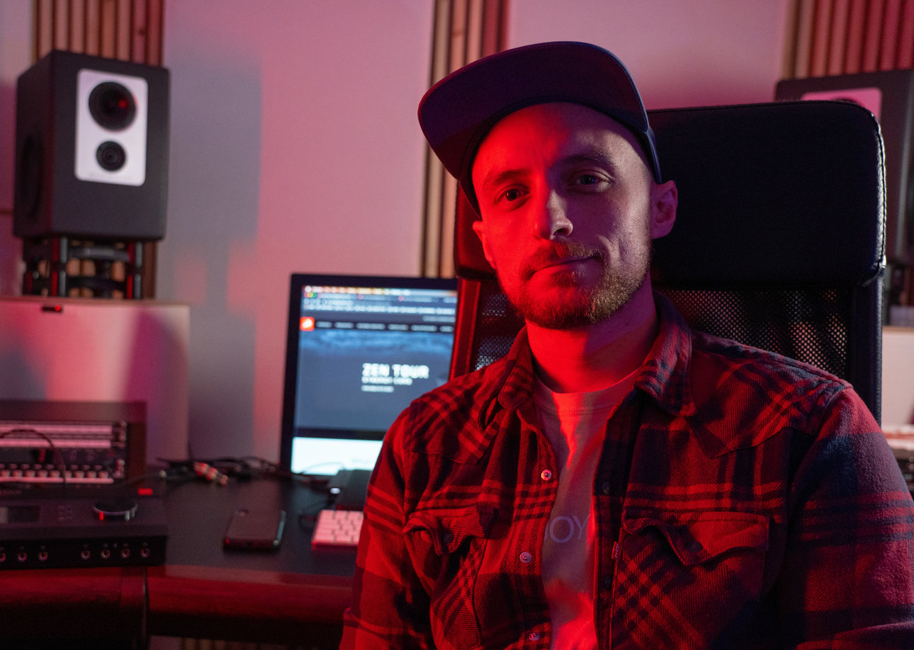 Danny Trachtenberg in his studio