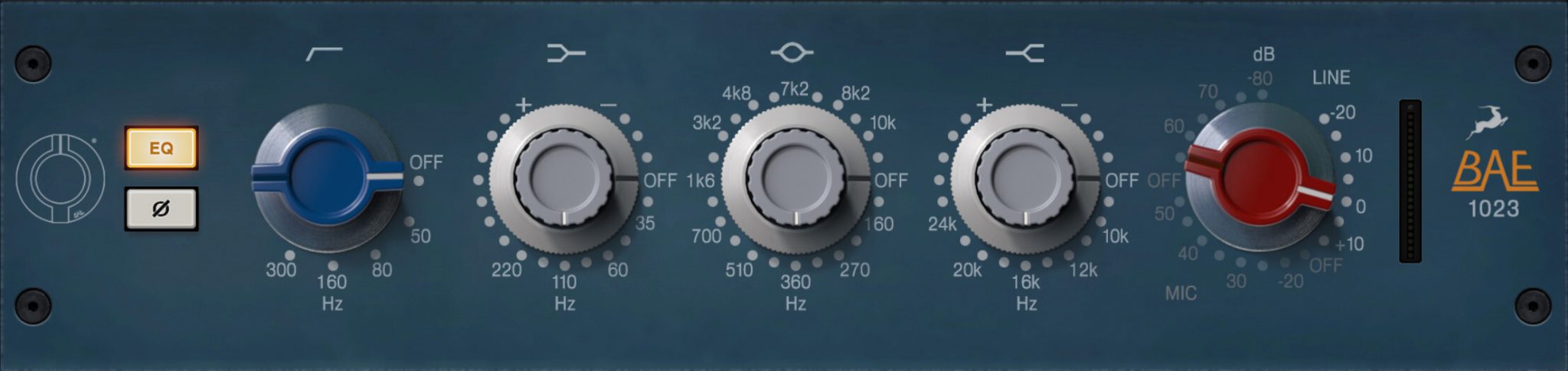 BAE-1023 | 3-Band EQ / HPF Plugin | Antelope Audio | Antelope Audio
