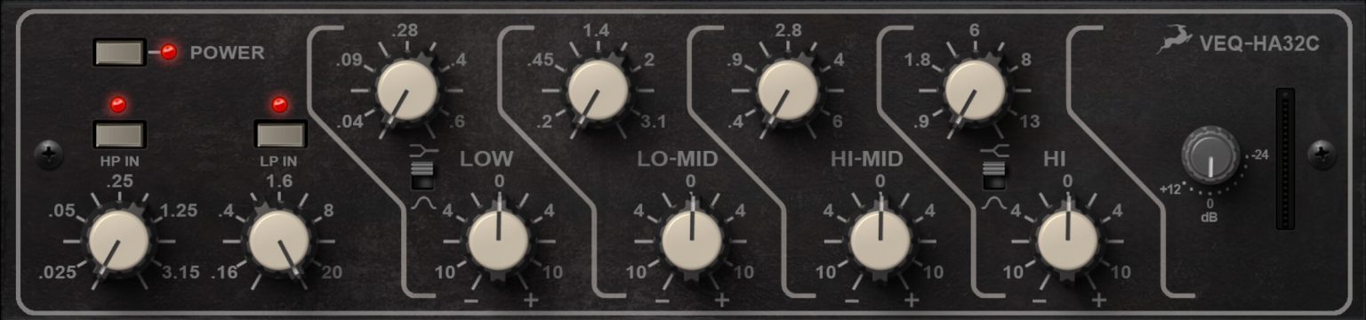 VEQ-HA32C | 4-Band EQ / HPF / LPF Plugin | Antelope Audio | Antelope Audio