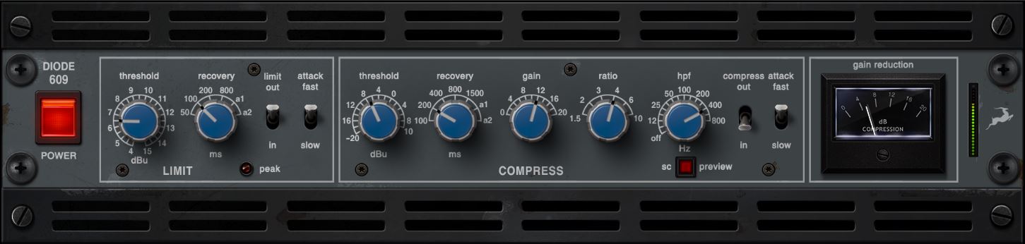 Diode 609 | Real-time Compressor Effect | Antelope Audio