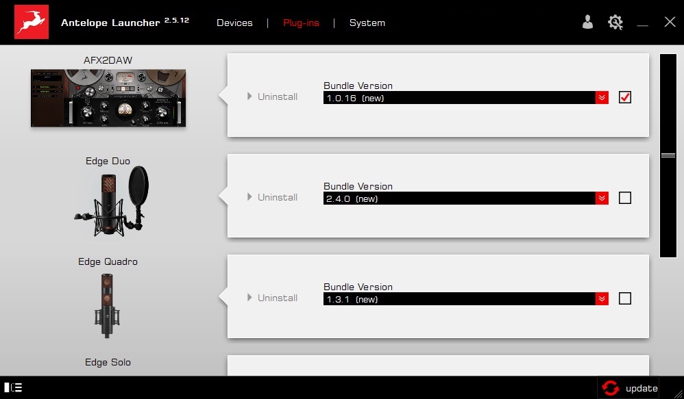 update afx